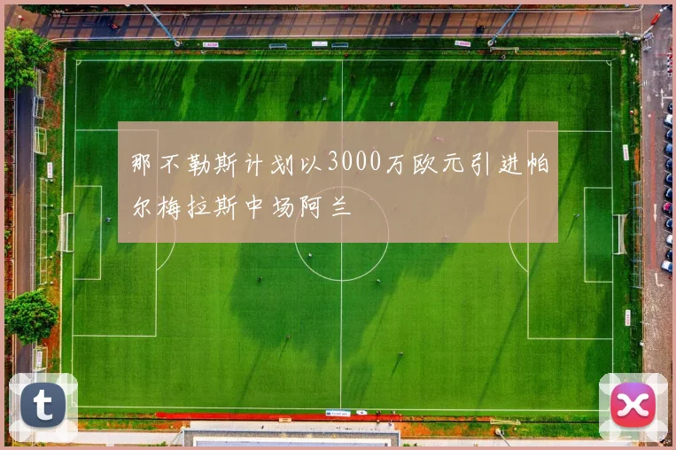 那不勒斯计划以3000万欧元引进帕尔梅拉斯中场阿兰